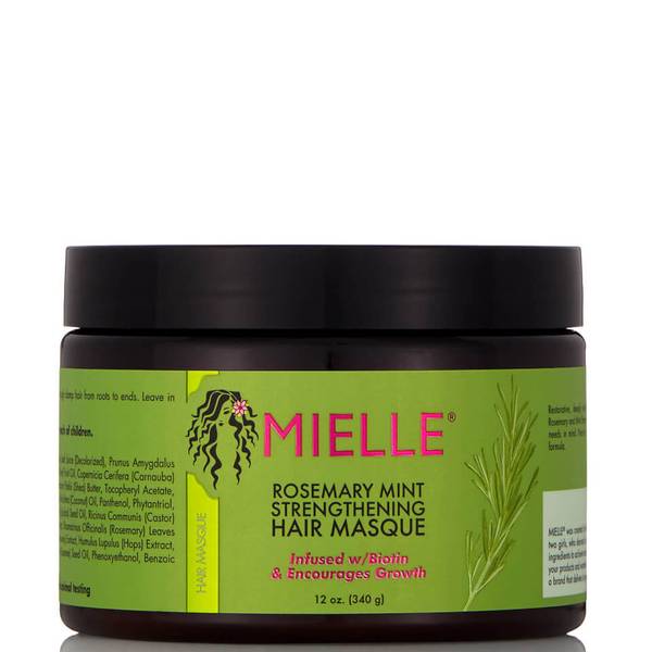 Masca de par cu menta si rozmarin pentru intarirea firului de par, Mielle, 340ml