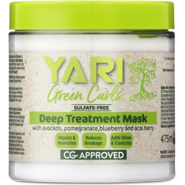 Masca tratament profund, 525 ml, Yari Green Curls