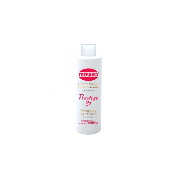 Crema pentru albirea tenului, Mekako Prestige 15Plus, 120 ml