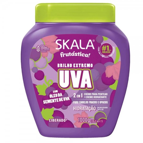 Masca pentru păr creț cu extract de struguri, Skala, 1kg